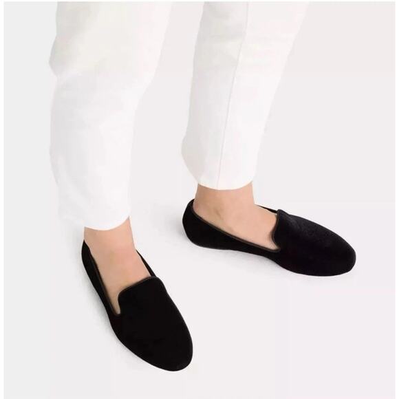 Birdies Starling Black Velvet Loafer -Size 9 Twee Capsule Classic Holiday Office - Picture 5 of 13